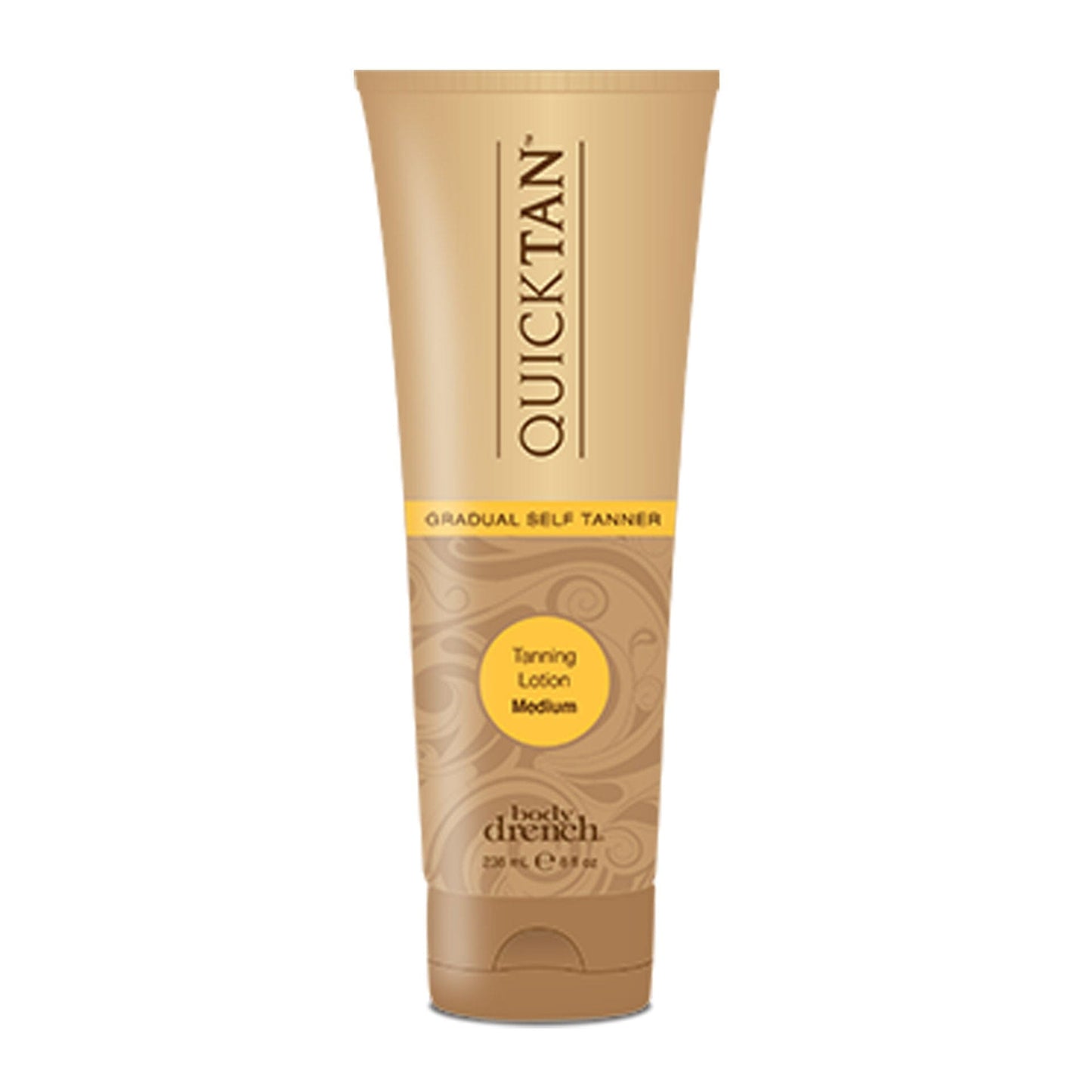 Body Drench Quick Tan Lotion For Medium Skin Tone 8.0 oz Self-Tanning Body Drench