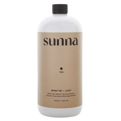 Sunna Tan Light Tanning Solution 33.8 oz. Spray Tanning Solutions Sunna Tan
