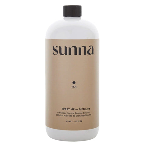 Sunna Tan Medium Tanning Solution 33.8 oz. Spray Tanning Solutions Sunna Tan