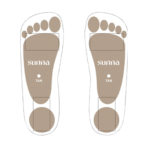 Sunna Tan Foot Stickers 50 Pair Pack Spray Tanning Solutions Sunna Tan