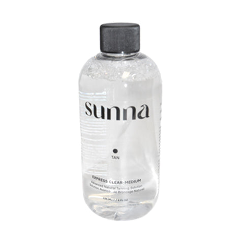 Sunna Tan Clear Express Medium Tanning Solution 8 oz Spray Tanning Solutions Sunna Tan
