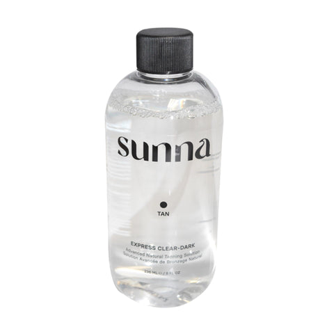Sunna Tan Clear Express Dark Tanning Solution 8 oz Spray Tanning Solutions Sunna Tan