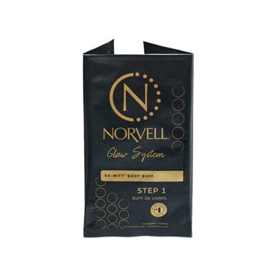 Norvell Pre Sunless Body Buff eXmitt Spray Tanning Disposables Norvell