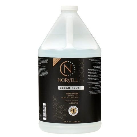 Norvell Optimum (Clear Plus) Tanning Booth Solution 128 oz Gallon Jug Spray Tanning Booth Solutions Norvell