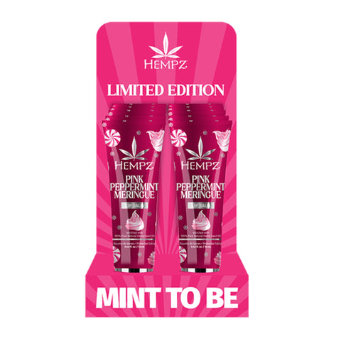 Hempz Mint To Be Pink Peppermint Meringue Lip Balm Display