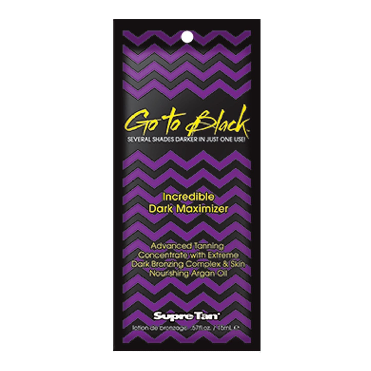 Supre Go To Black Incredible Dark Maximizer .57 oz (4 Pack) Tanning Lotions Supre