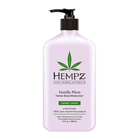 Hempz Vanilla Plum Moisturizer 17 oz Skin Care Hempz