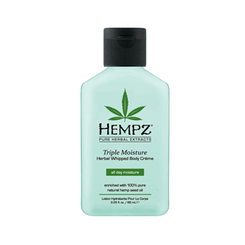 Hempz Triple Moisture Herbal Whipped Body Creme 2.25 OZ. (2 Pack) Skin Care Hempz