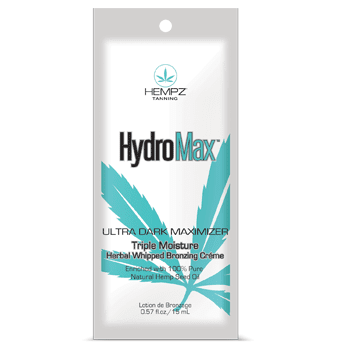 Hempz HydroMax Ultra Dark Maximizer packette .57 oz (4 Pack) Tanning Lotions Hempz