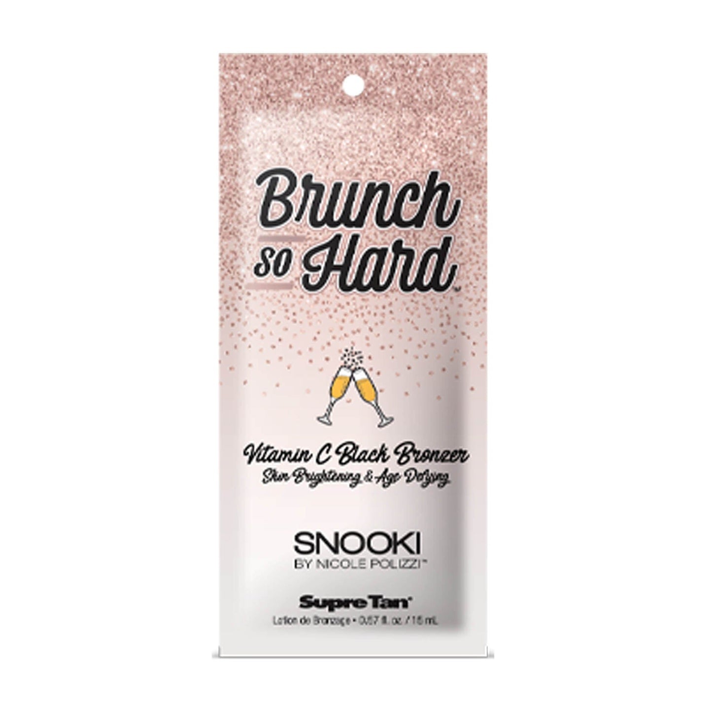 Snooki Brunch So Hard Black Bronzer packette .57 oz (4 Pack) Tanning Lotions Snooki