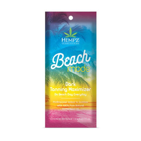 Hempz Beach Mode Maximizer Packette .57 oz (5 Pack) Tanning Lotions Hempz