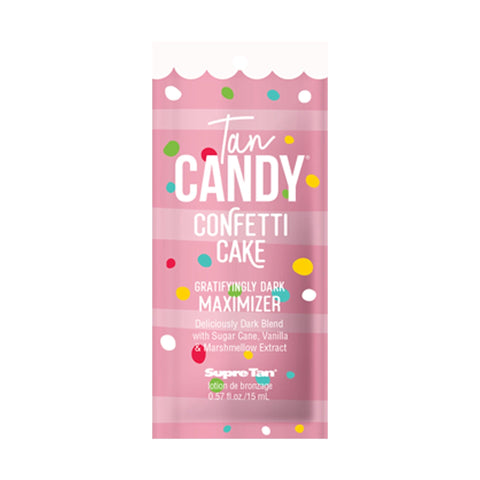 Supre Tan Candy Cofetti Cake Dark Maximizer .57 oz. (5 Pack) Tanning Lotions Supre