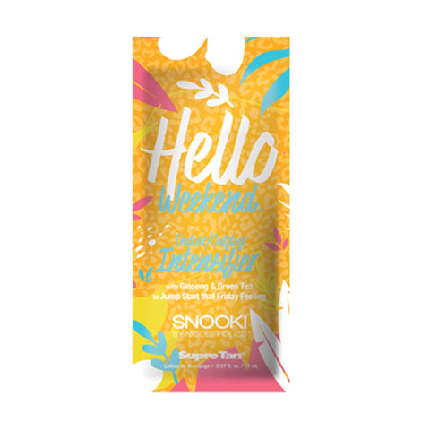 Snooki Hello Weekend Intensifier .57 OZ. (5 Pack) Tanning Lotions Snooki