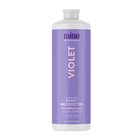 MineTan Violet Pro Mist 33.8 OZ. Spray Tanning Solutions MineTan
