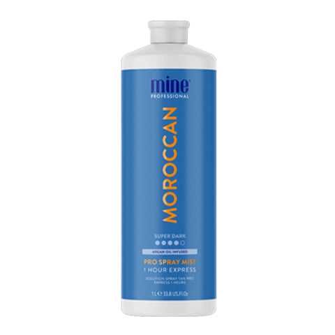 MineTan My Moroccan Pro Mist 33.8 OZ. Spray Tanning Solutions MineTan