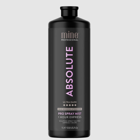 Minetan Absolute Pro Mist 33.8 OZ. Spray Tanning Solutions MineTan