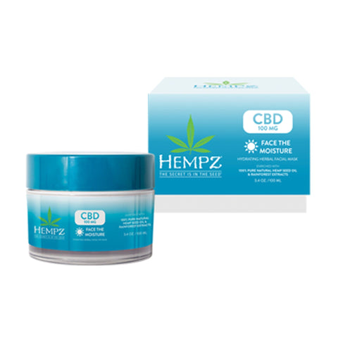 Hempz 100mg Facial Day Mask 3.4 OZ. Skin Care Hempz