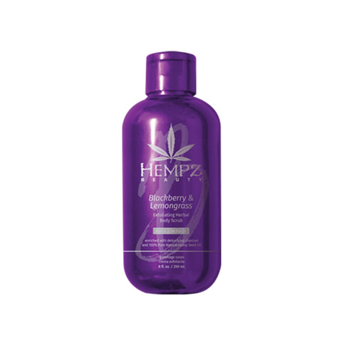 Hempz Blackberry & Lemongrass Exfoliating Body Scrub 8 OZ. Skin Care Hempz