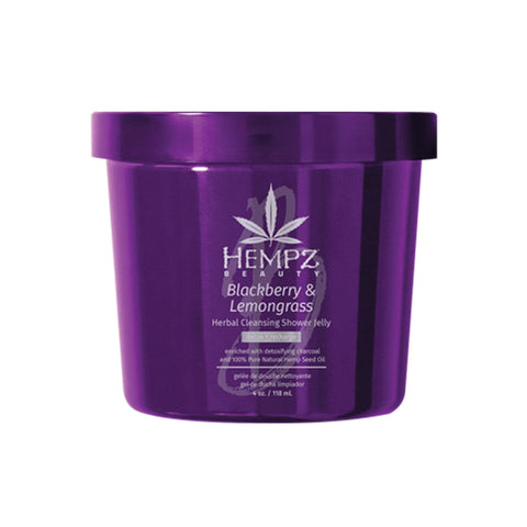 Hempz Blackberry & Lemongrass Cleansing Shower Jelly 4 OZ. Skin Care Hempz