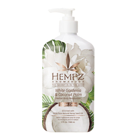Hempz White Gardenia & Coconut Palm Body Moisturizer 17 OZ. Skin Care Hempz