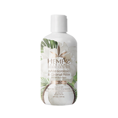 Hempz White Gardenia & Coconut Palm Body Wash 8 OZ. Skin Care Hempz
