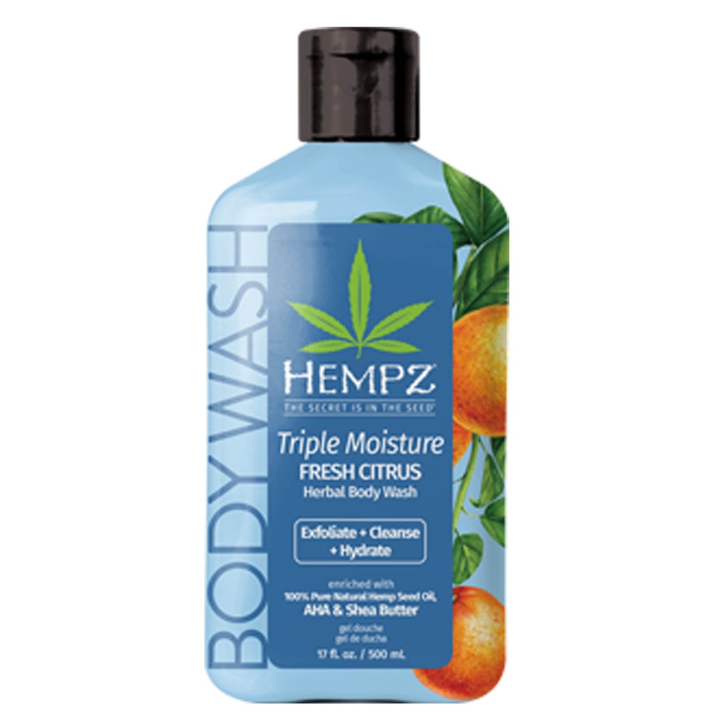 Hempz Triple Moisture Fresh Citrus Body Wash17 OZ. Skin Care Hempz