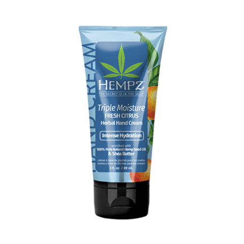 Hempz Triple Moisture Fresh Citrus Herbal Hand Cream 3 oz. (2 Pack) Skin Care Hempz