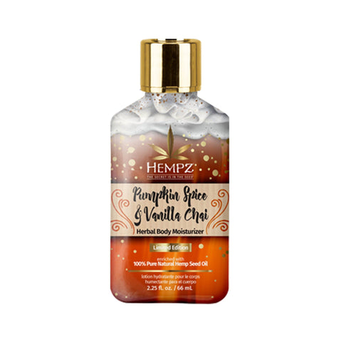Hempz Pumpkin Spice & Vanilla Chai Moisturizer 2.25 OZ. (3 Pack) Skin Care Hempz