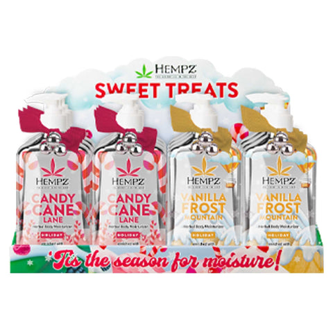 Hempz Sweet Treats Limited Edition 16pc Display 17 oz. Each Skin Care Hempz