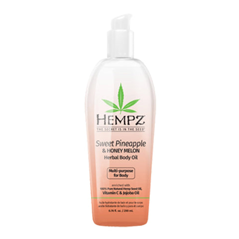 Hempz Sweet Pineapple & Melon Multi-Purpose Oil 6.76 oz Skin Care Hempz