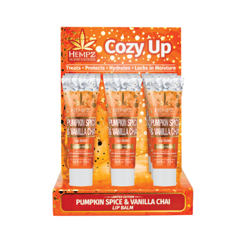 Hempz Keep It Spicy Lip Balm Display 12 piece Skin Care Hempz