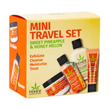 Hempz Sweet Treats 4 piece Sweet Pineapple & Honey Melon Travel Kit Skin Care Hempz