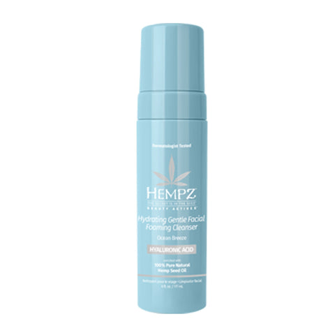 Hempz Ocean Breeze Gentle Facial Foaming Cleanser 6 oz Skin Care Hempz