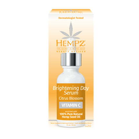 Hempz Citrus Blossom Brightening Day Serum 1 oz Tanning Lotions Hempz