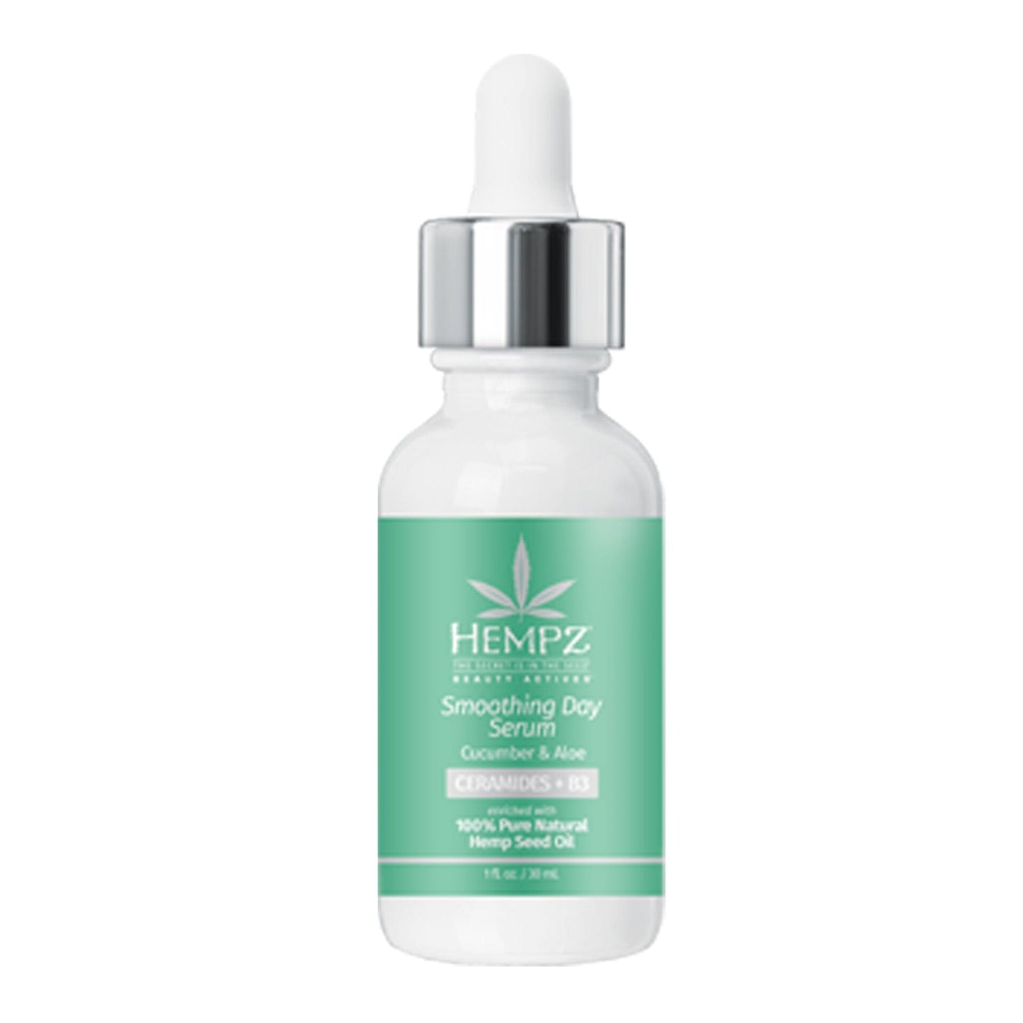 Hempz Cucumber & Aloe Smoothing Day Serum 1 oz Tanning Lotions Hempz