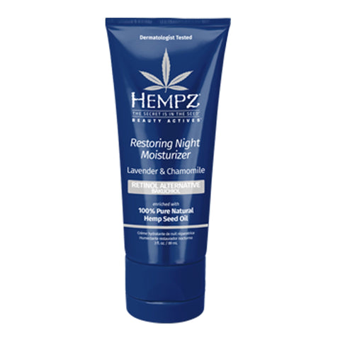 Hempz Lavendar & Chamomile Restoring Night Moisturizer 3 oz Tanning Lotions Hempz