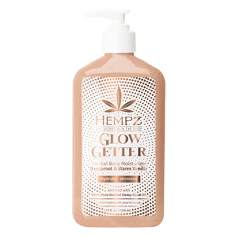 Hempz Glow Getter Herbal Body Moisturizer 17 OZ. Skin Care Hempz