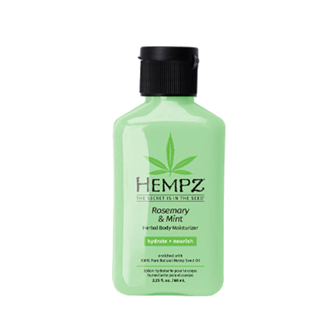 Hempz Rosemary & Mint Herbal Body Moisturizer 2.25 OZ. (2 Pack) Skin Care Hempz