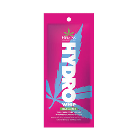 Hempz HydroWhip Maximizer Triple Moisture Tanning Butter .57 oz (5 Pack) Tanning Lotions Hempz