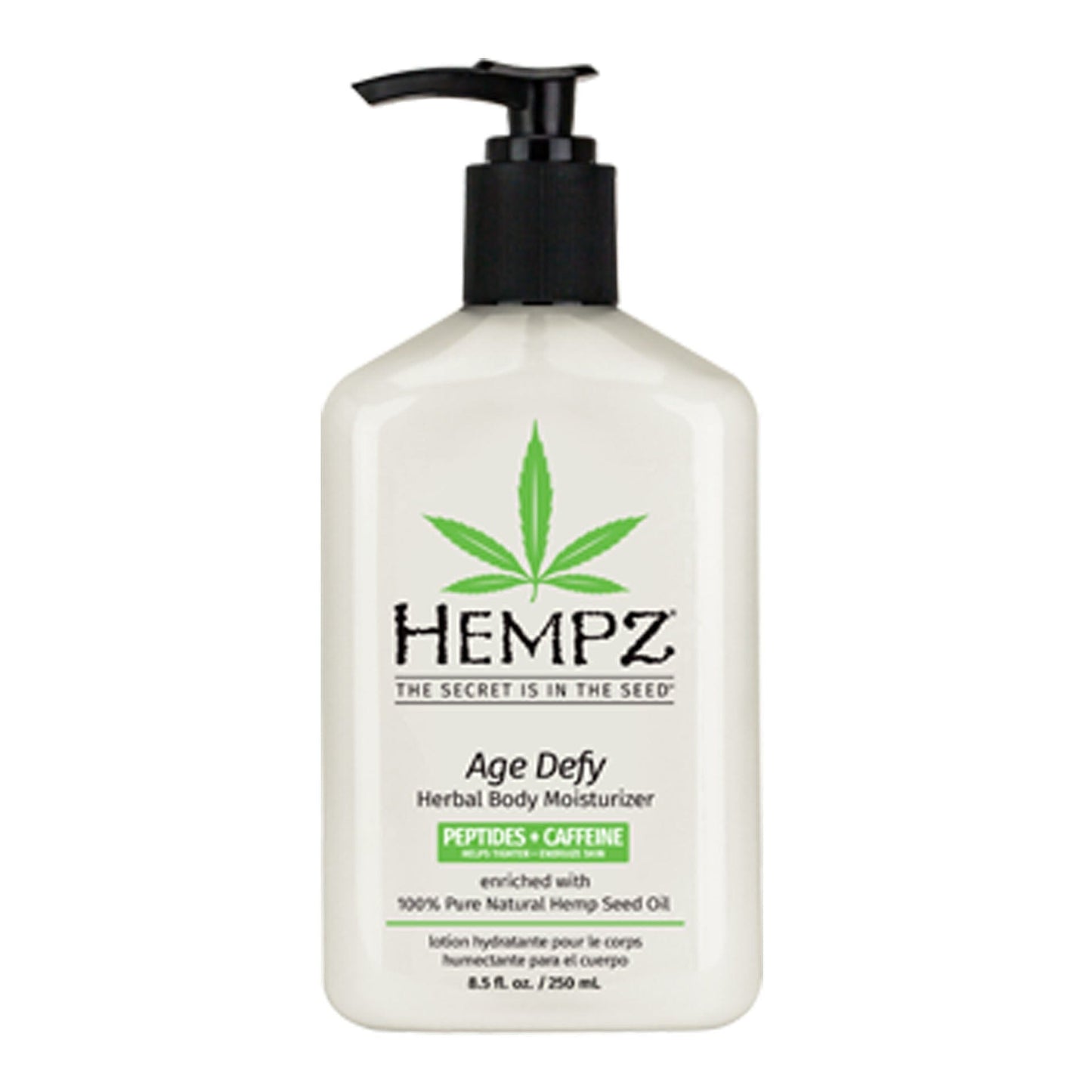 Hempz Limited Edition Age Defy Herbal Moisturizer 8.5 OZ. Skin Care Hempz