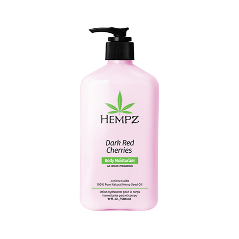 Hempz Dark Red Cherries Herbal Moisturizer 17 oz.