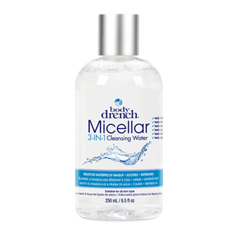 Body Drench Micellar 3-in-1 Cleansing Water 8.5 oz. Spray Tanning Product Body Drench