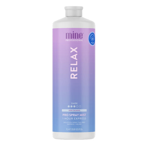 Minetan Relax Pro Mist 33.8 oz Spray Tanning Product MineTan