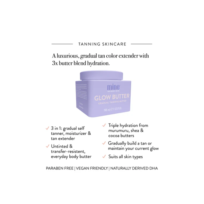 MineTan Gradual Tanning Glow Butter 7 oz.