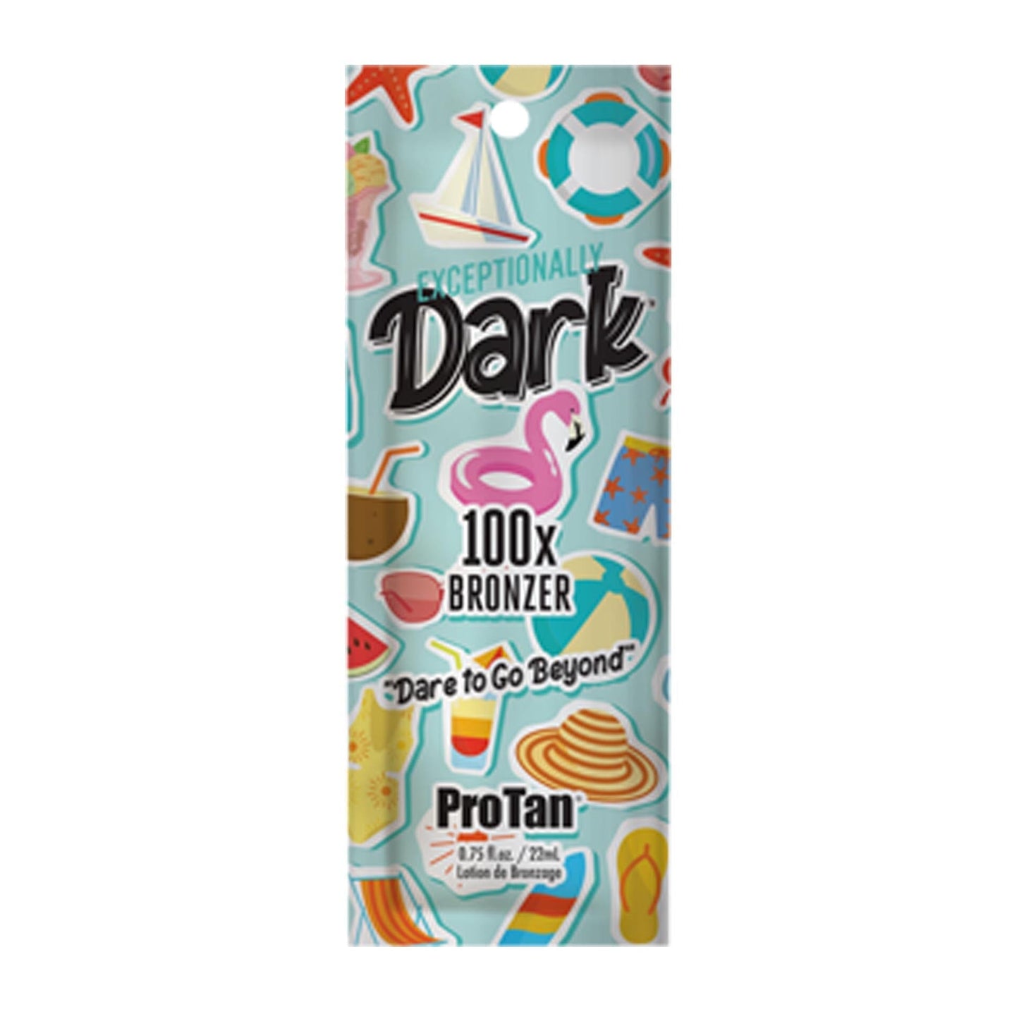 Pro Tan Exceptionally Dark 100x Bronzer .75 oz (5 Pack) Tanning Lotions Pro Tan