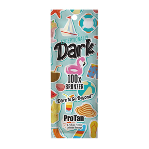 Pro Tan Exceptionally Dark 100x Bronzer .75 oz (5 Pack) Tanning Lotions Pro Tan