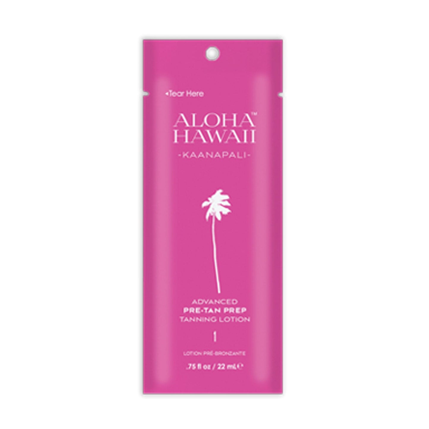 Tan Inc. Aloha Hawaii Kaanapali Pre-Tan Prep Step 1 .75 oz (5 Pack) Tanning Lotions Tan Inc.