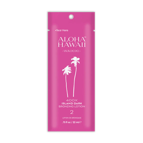 Tan Inc. Aloha Hawaii Waikiki Island Dark Bronzing Lotion .75 oz (3 Pack) Tanning Lotions Tan Inc.