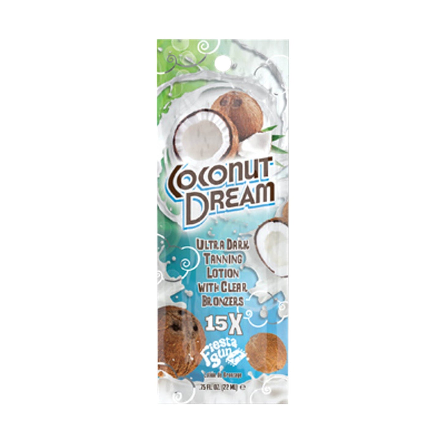 Fiesta Coconut Dream packette .75 oz (5 Pack) Tanning Lotions Fiesta Sun