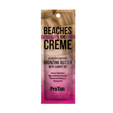 Pro Tan Beaches & Creme Natural Bronzer Butter Packette .75 oz